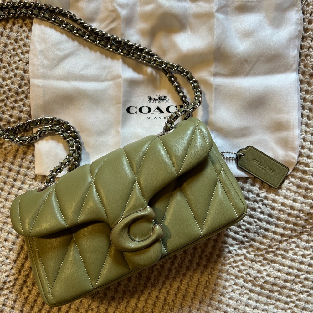 SOLD Coach Tabby 20 Quilted Shoulder Bag